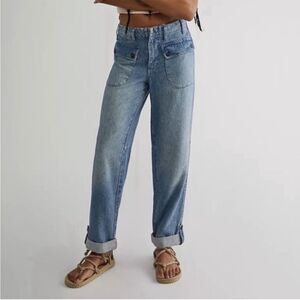 Free People We The Free Rory Jeans Lyocell Relaxed Baggy Pants Women’s Size 31
